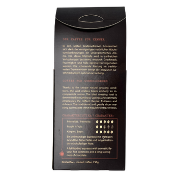 Produktbild Kaffee Espresso Röstung ganze Bohne EH Chocoladen